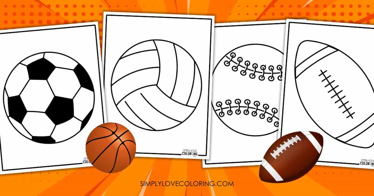 ball coloring pages featured image