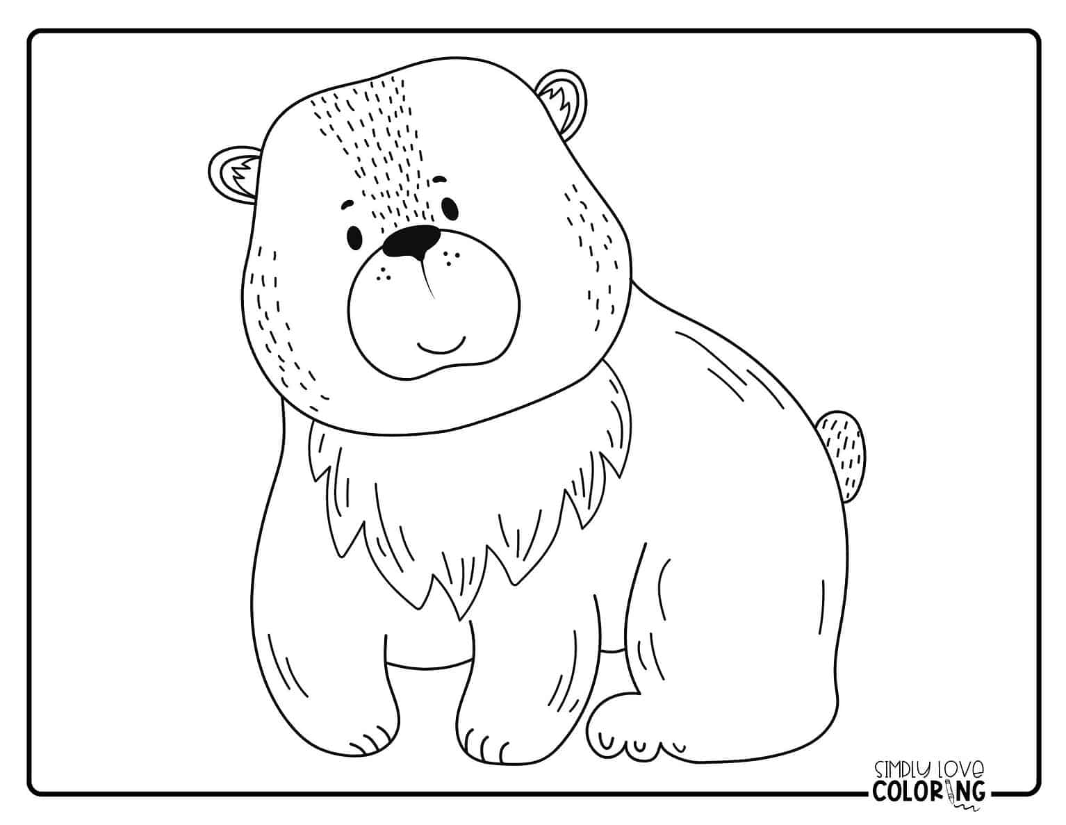 208 Fun Animal Coloring Pages (Free PDF Printables) - Simply Love Coloring