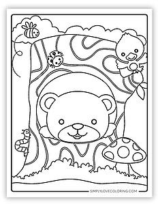 51 Bear Coloring Pages (Free PDF Printables) - Simply Love Coloring