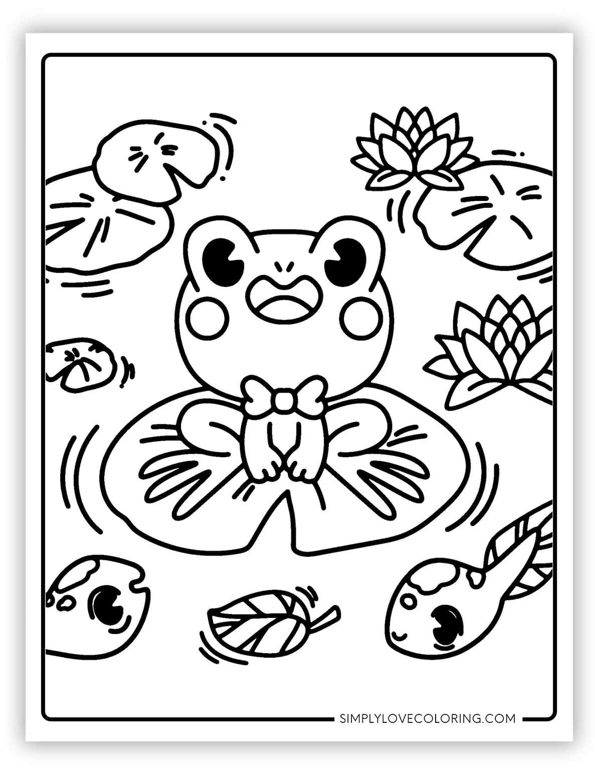 51 Frog Coloring Pages (Free PDF Printables) - Simply Love Coloring