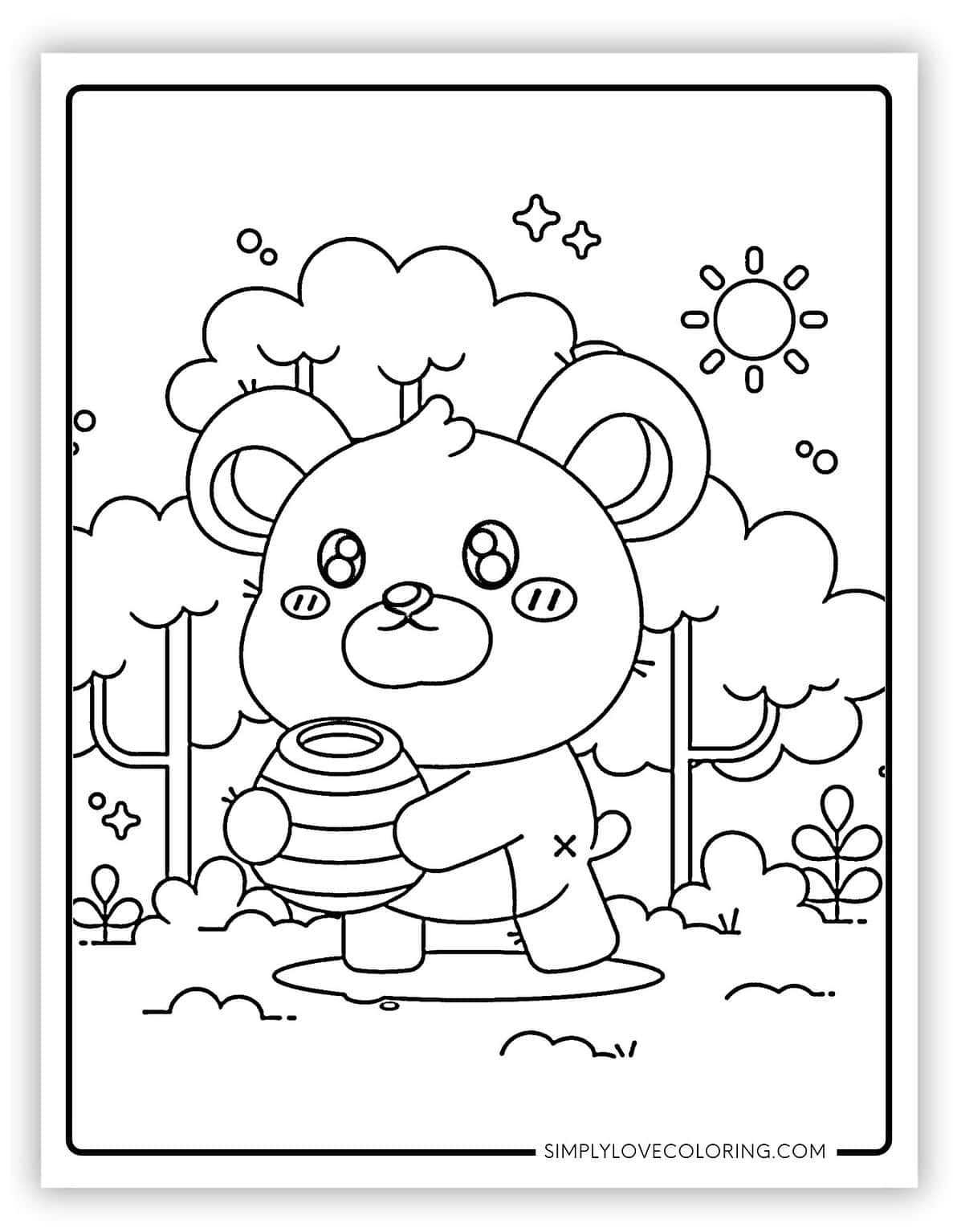 51 Bear Coloring Pages (Free PDF Printables) - Simply Love Coloring