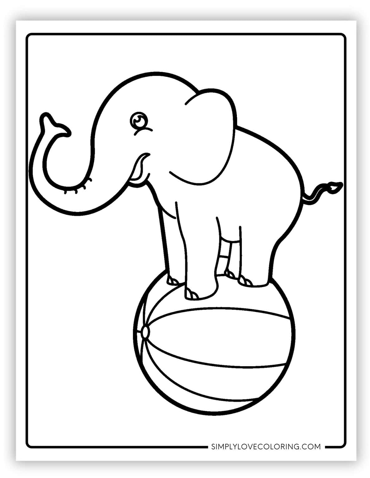 36 Circus Coloring Pages (Free PDF Printables) - Simply Love Coloring