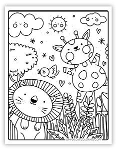 Safari Coloring Pages (Free PDF Printables) - Simply Love Coloring