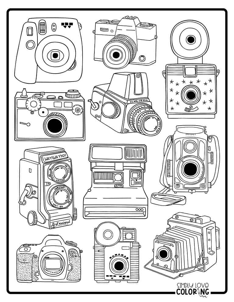 44 Fun Objects Coloring Pages Free PDF Printables Simply Love Coloring