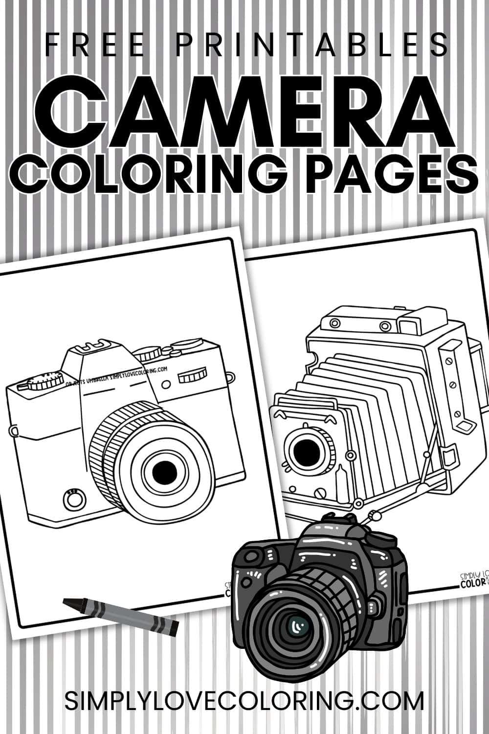 28 Camera Coloring Pages (Free PDF Printables) - Simply Love Coloring