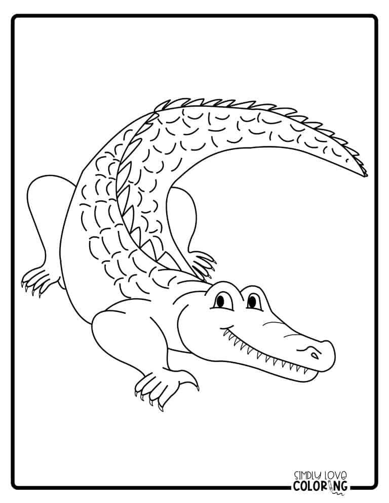 Reptile Coloring Pages - Simply Love Coloring