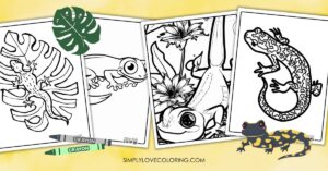 19 Salamander Coloring Pages (Free PDF Printables) - Simply Love Coloring