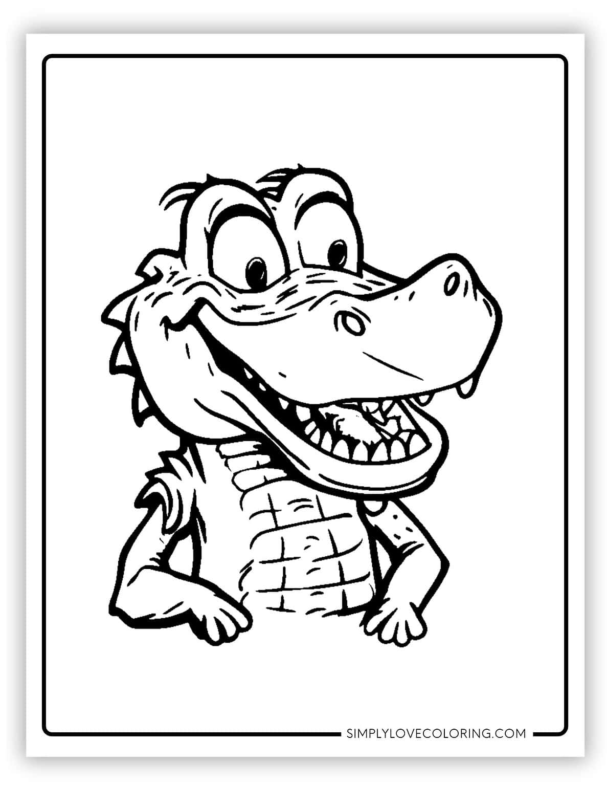 31 Alligator Coloring Pages (Free PDF Printables) - Simply Love Coloring