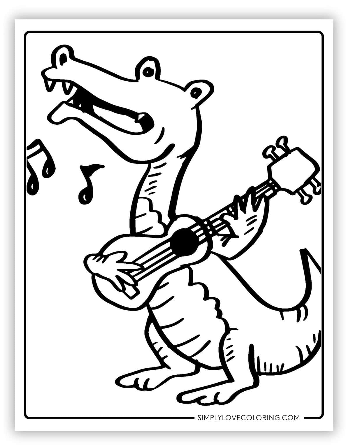 31 Alligator Coloring Pages Free PDF Printables Simply Love Coloring 31 alligator coloring pages free pdf printables simply love coloring