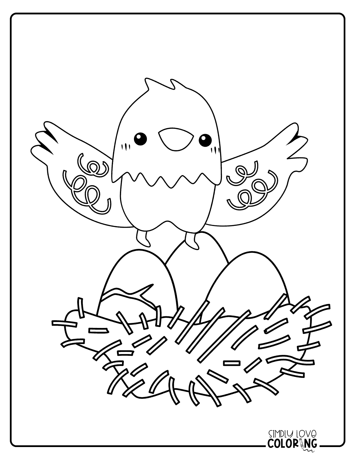 34 Pretty Bird Coloring Pages (Free PDF Printables) - Simply Love Coloring