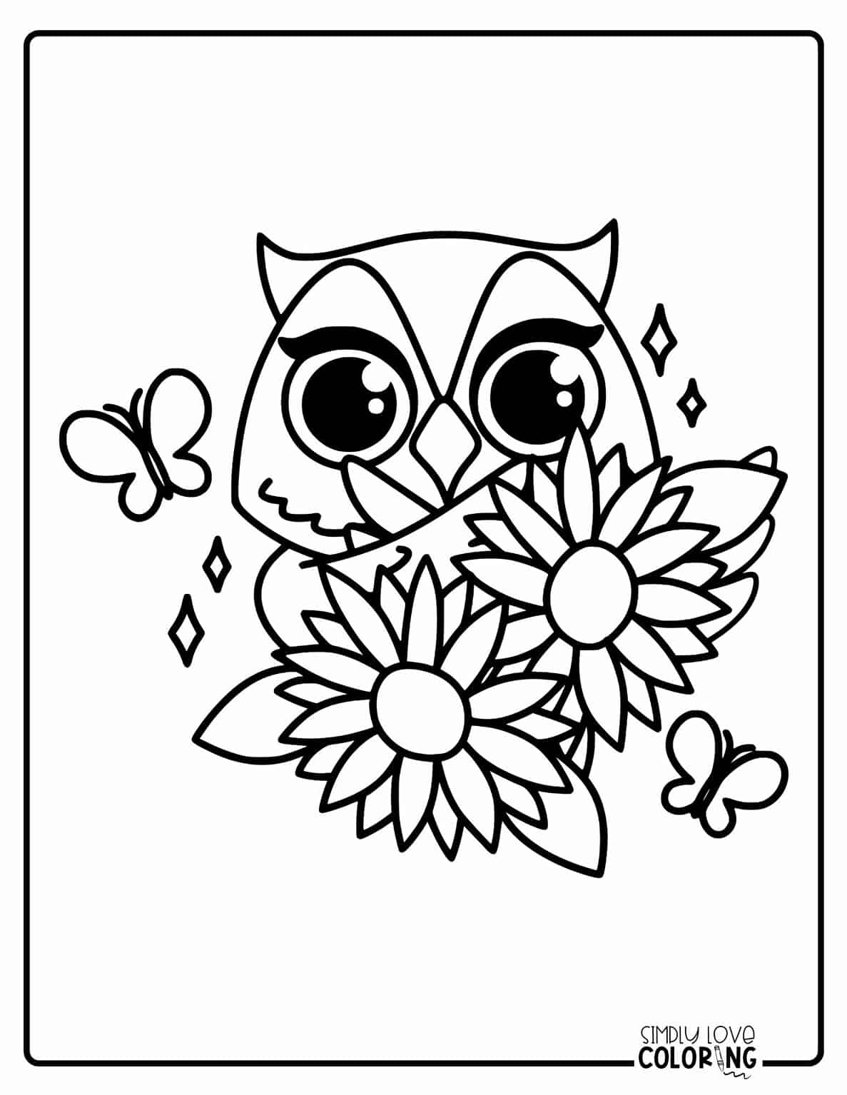 Owl Coloring Pages (free Pdf Printables) - Simply Love Coloring