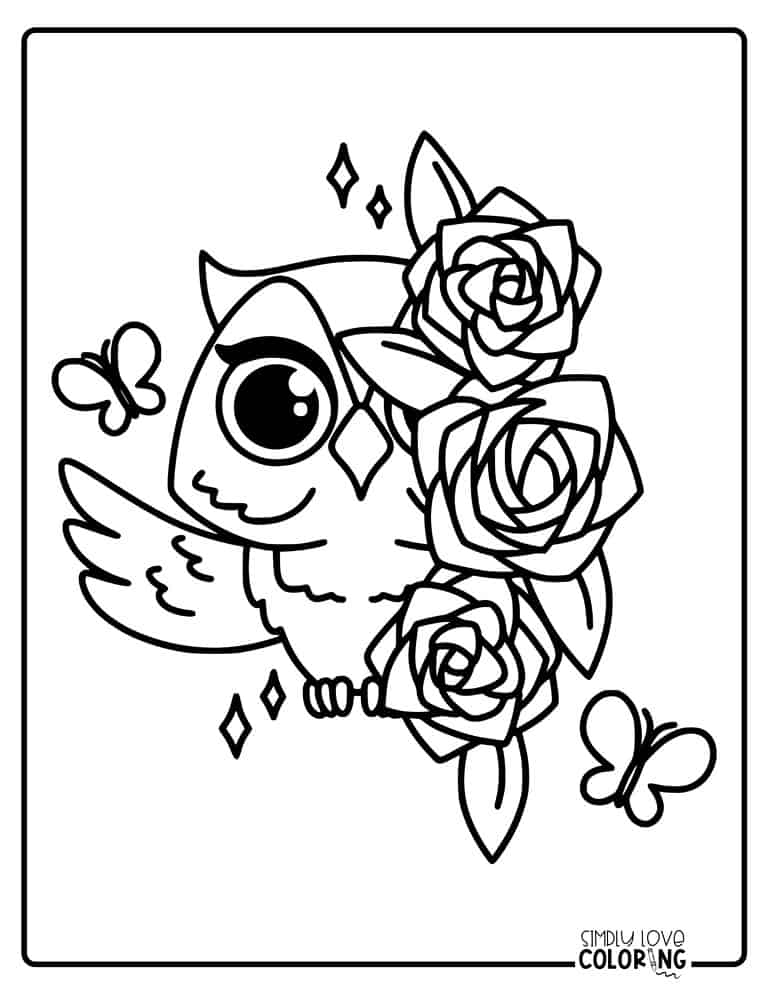 Owl Coloring Pages (Free PDF Printables) - Simply Love Coloring