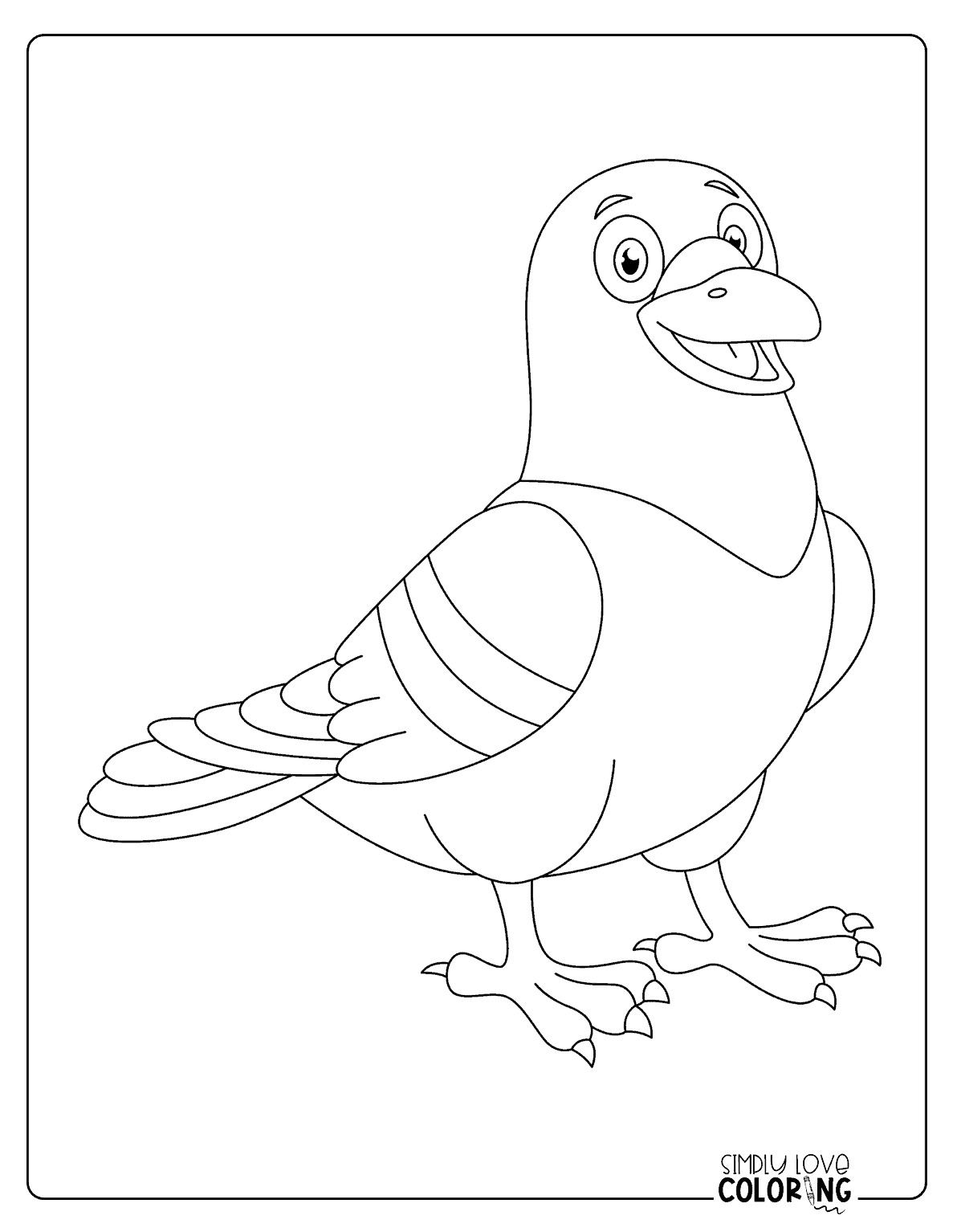 34 Pretty Bird Coloring Pages (Free PDF Printables) - Simply Love Coloring