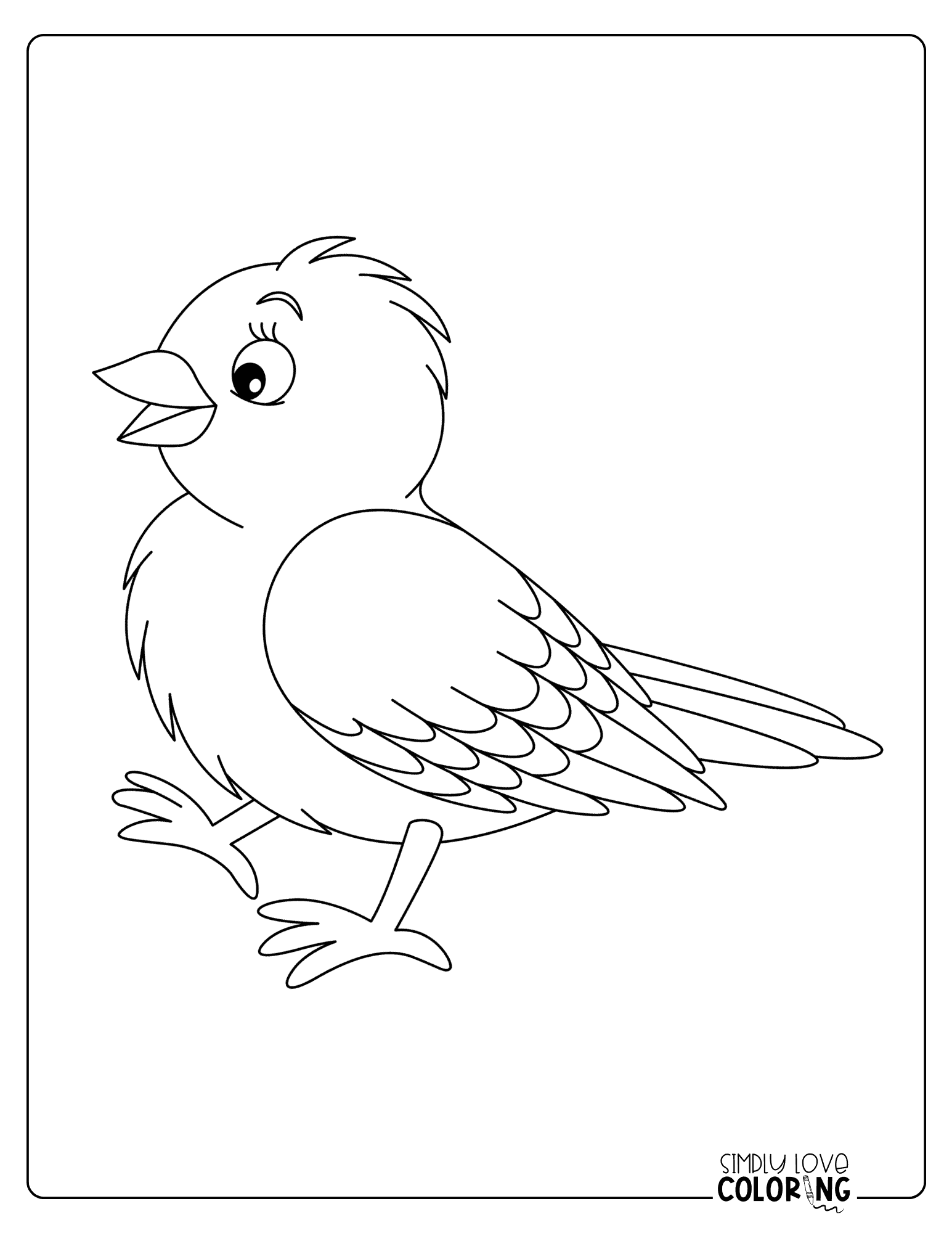 Free Other Bird Coloring Pages (Free PDF Printables) - Simply Love Coloring