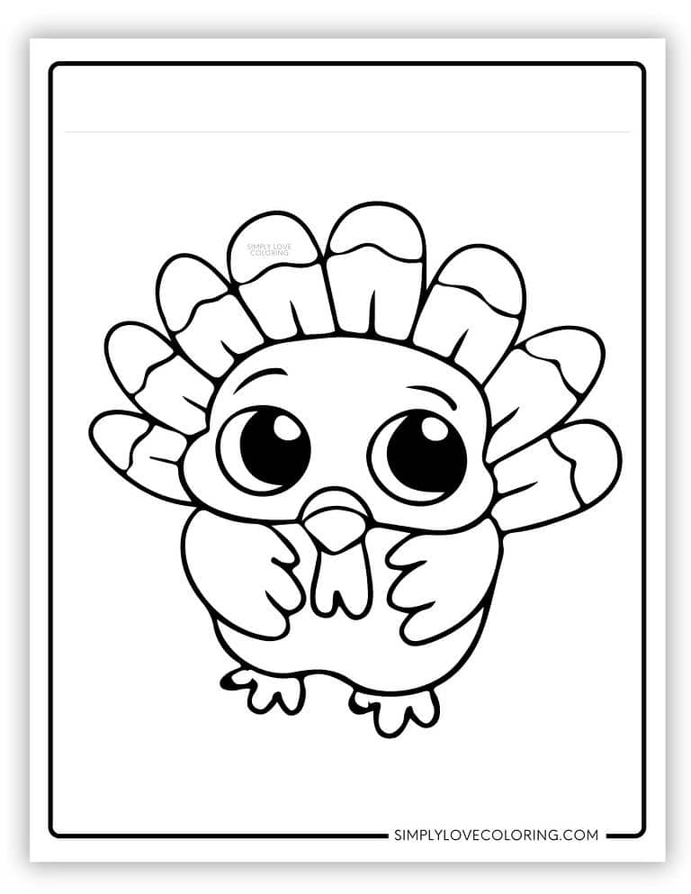 Turkey Coloring Pages (Free PDF Printables) - Simply Love Coloring