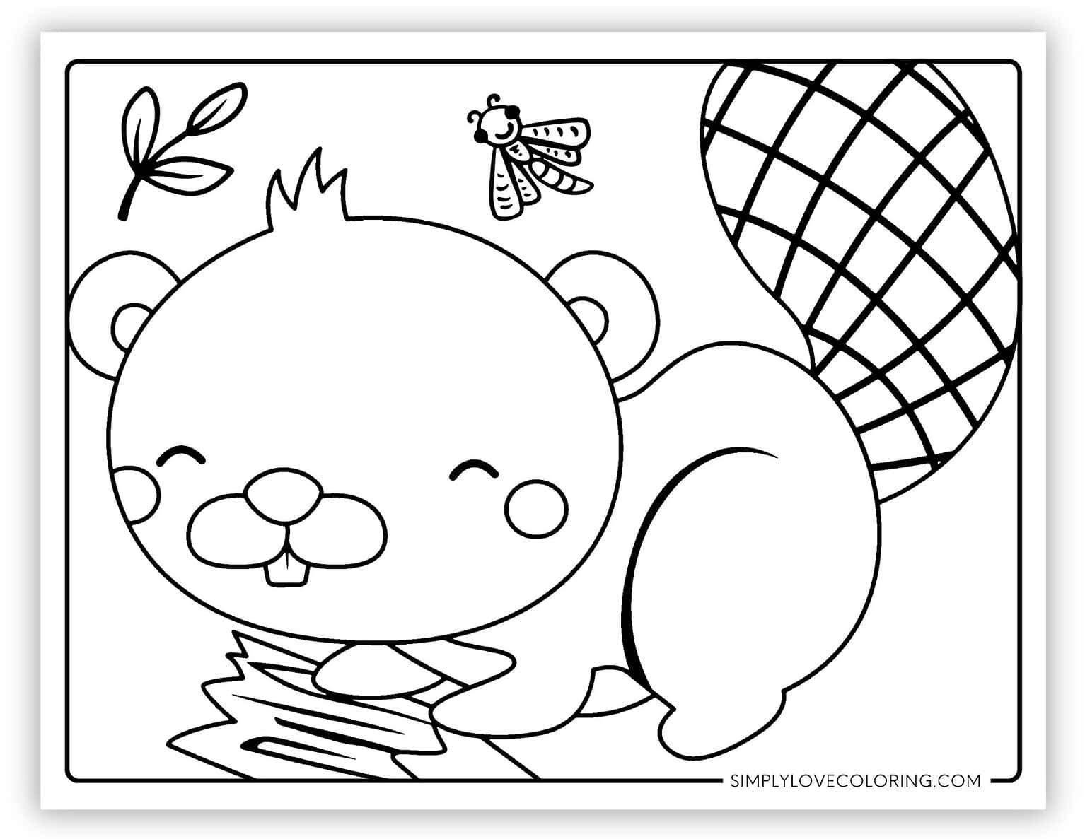 32 Beaver Coloring Pages (Free PDF Printables) - Simply Love Coloring