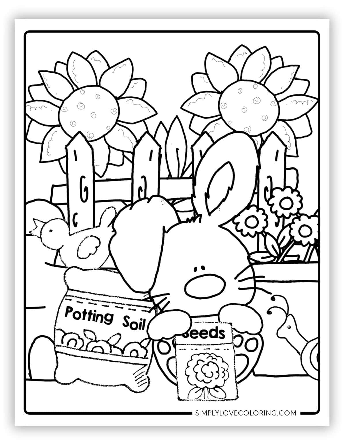 73 Spring Coloring Pages (Free PDF Printables) - Simply Love Coloring