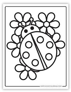 73 Spring Coloring Pages (Free PDF Printables) - Simply Love Coloring