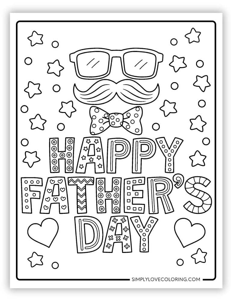 45 Father 39 s Day Coloring Pages - Happy Fathers Day Coloring Page 768x994