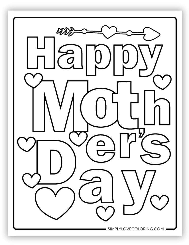 35 Mother's Day Coloring Pages (Free PDF Printables) - Simply Love Coloring