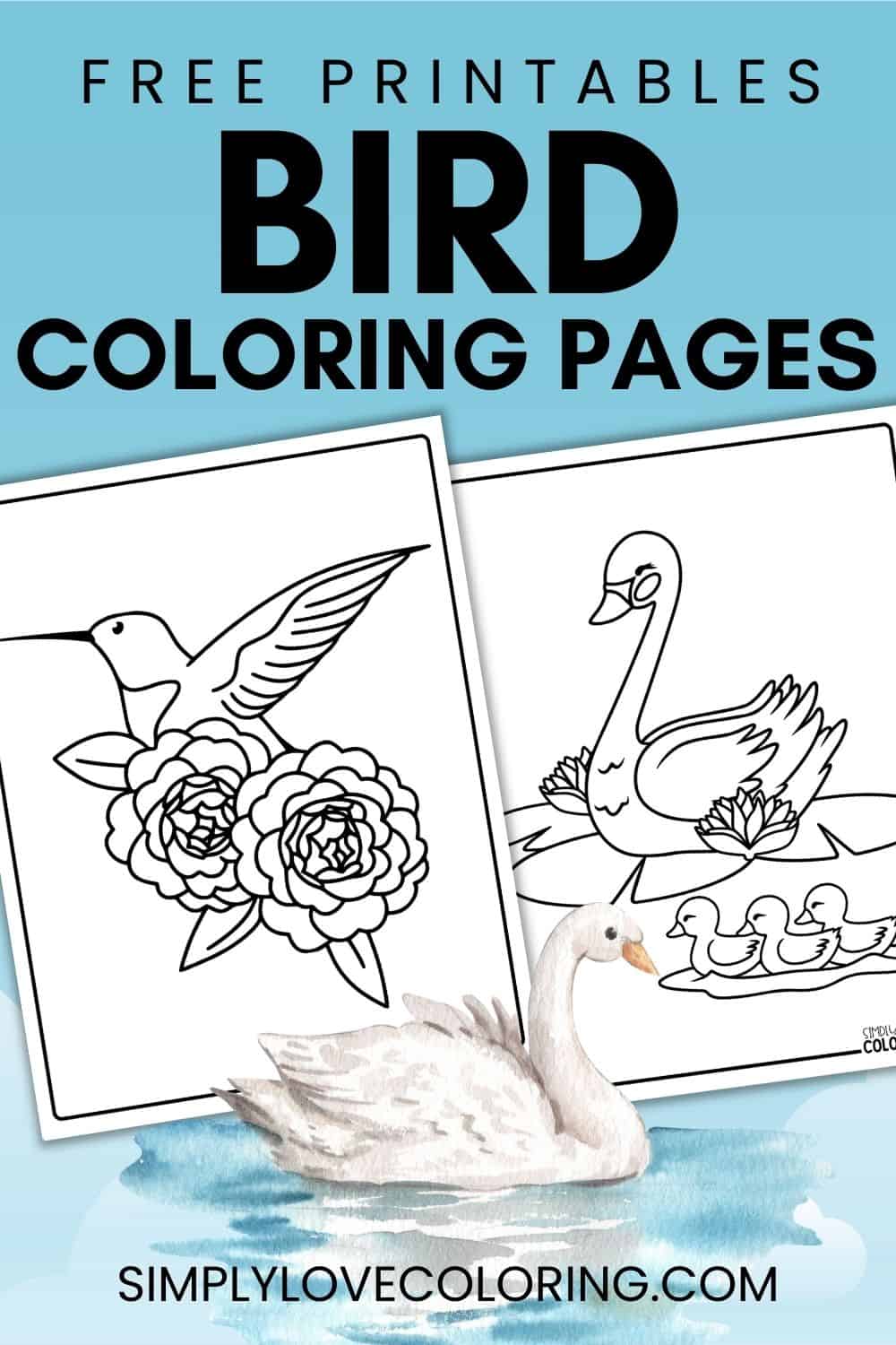 138 Bird Coloring Pages (Free PDF Printables) - Simply Love Coloring