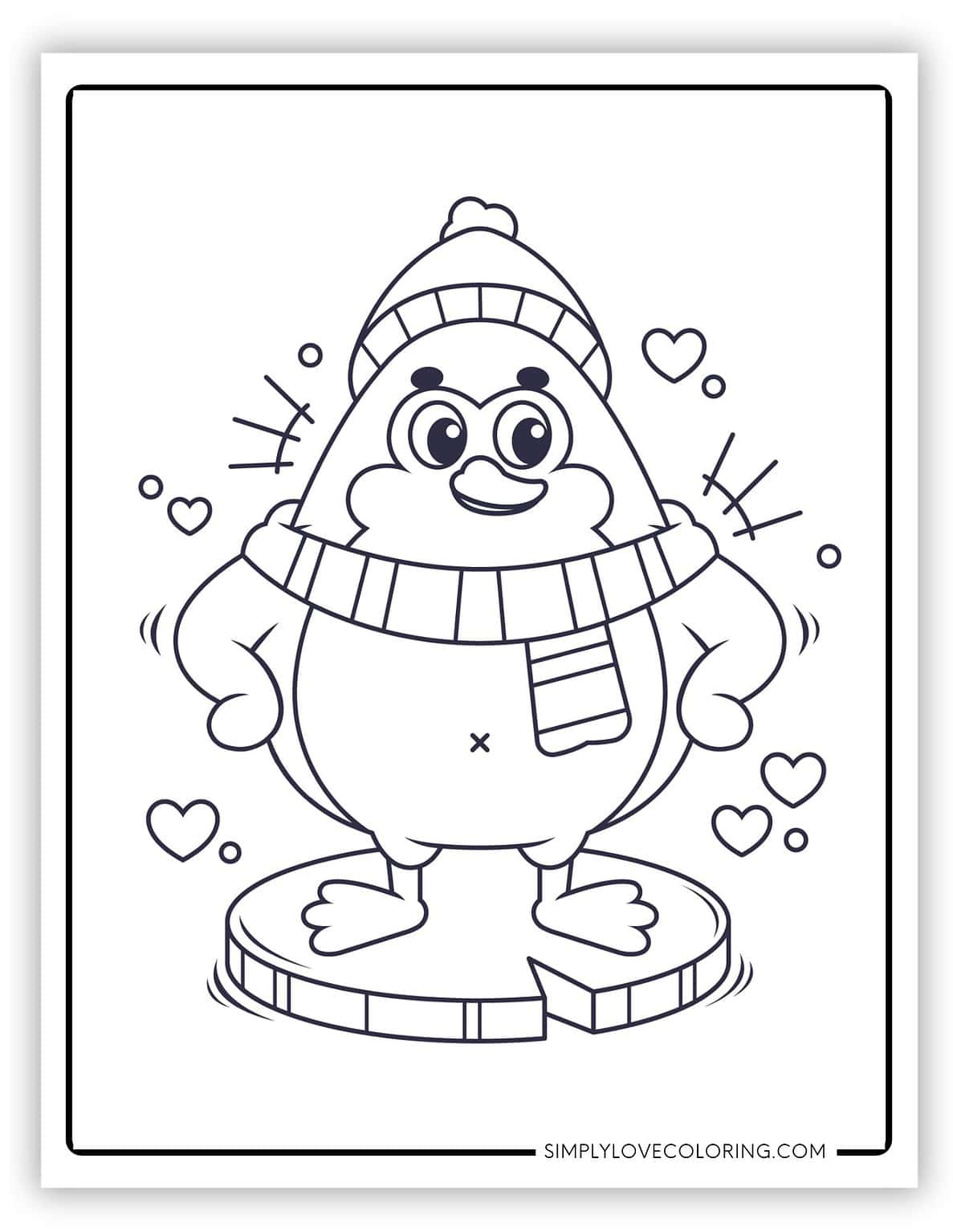 35 Penguin Coloring Pages (Free PDF Printables) - Simply Love Coloring