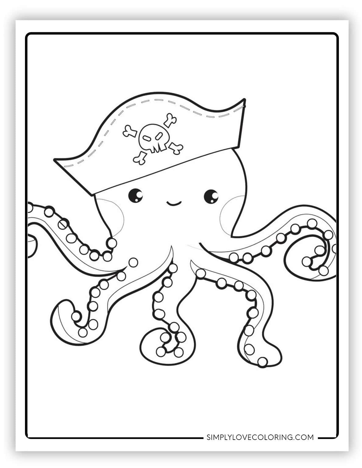 40 Octopus Coloring Pages (Free PDF Printables) - Simply Love Coloring