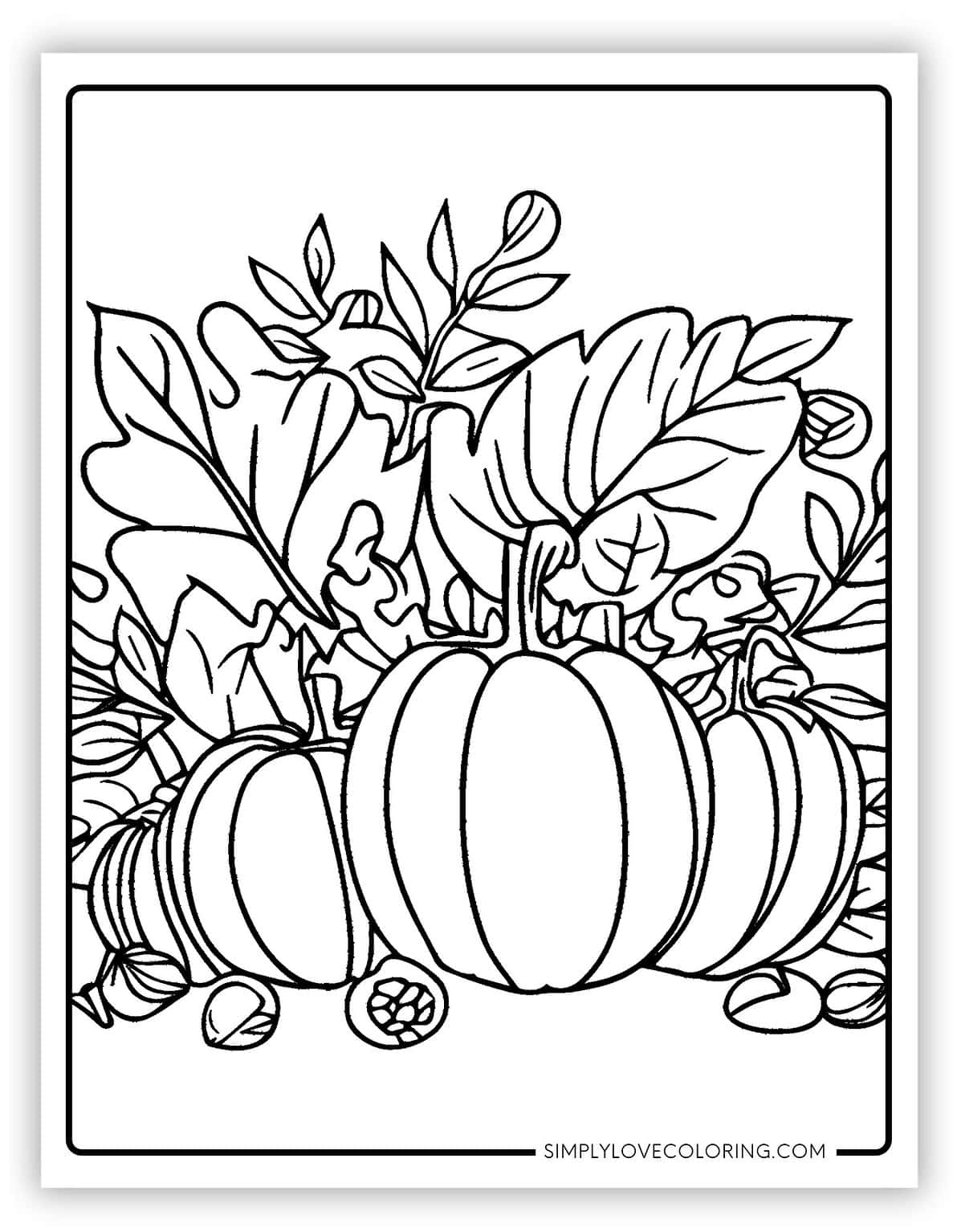 36 Fall Coloring Pages (Free PDF Printables) Simply Love Coloring