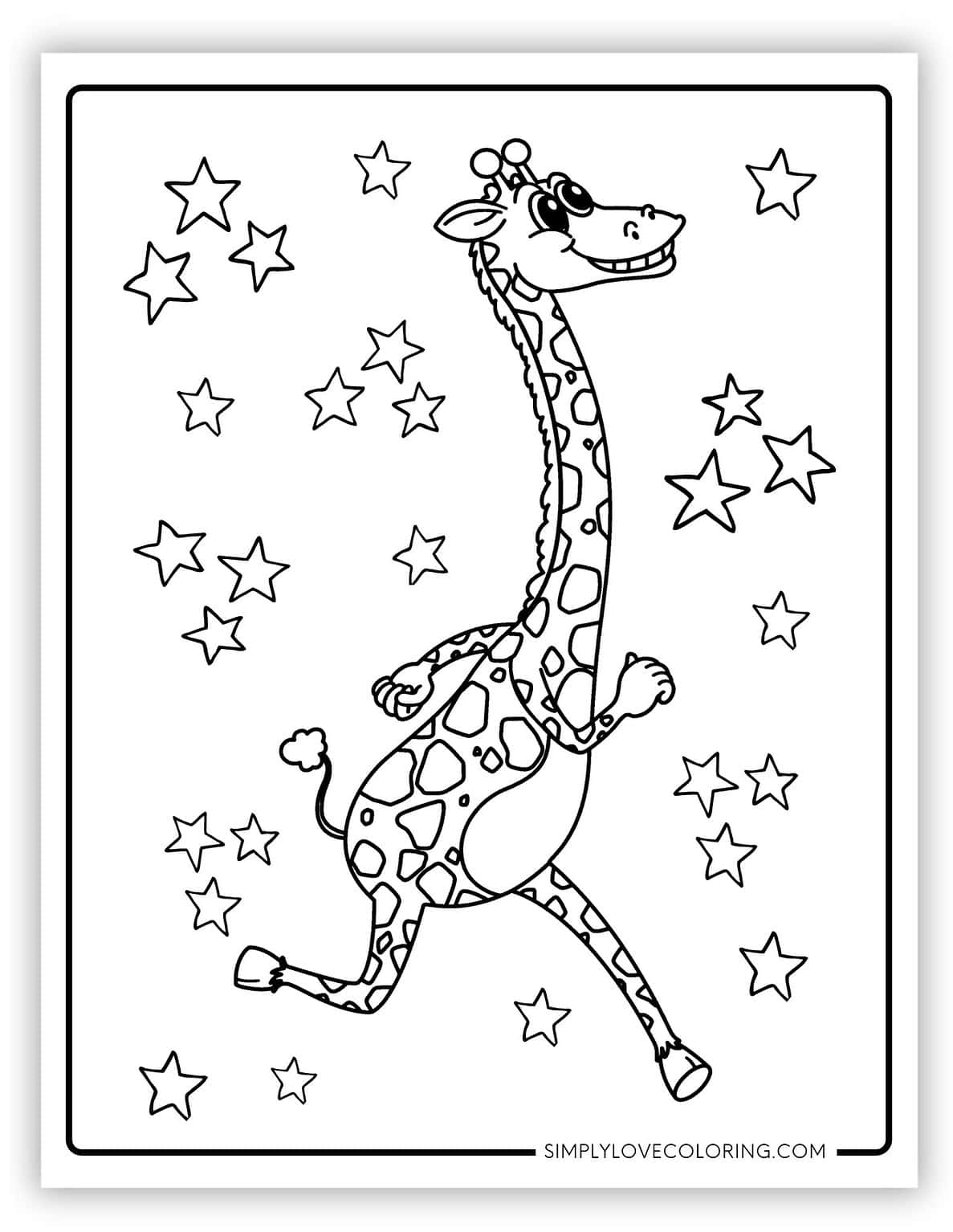 27 Giraffe Coloring Pages (Free PDF Printables) - Simply Love Coloring