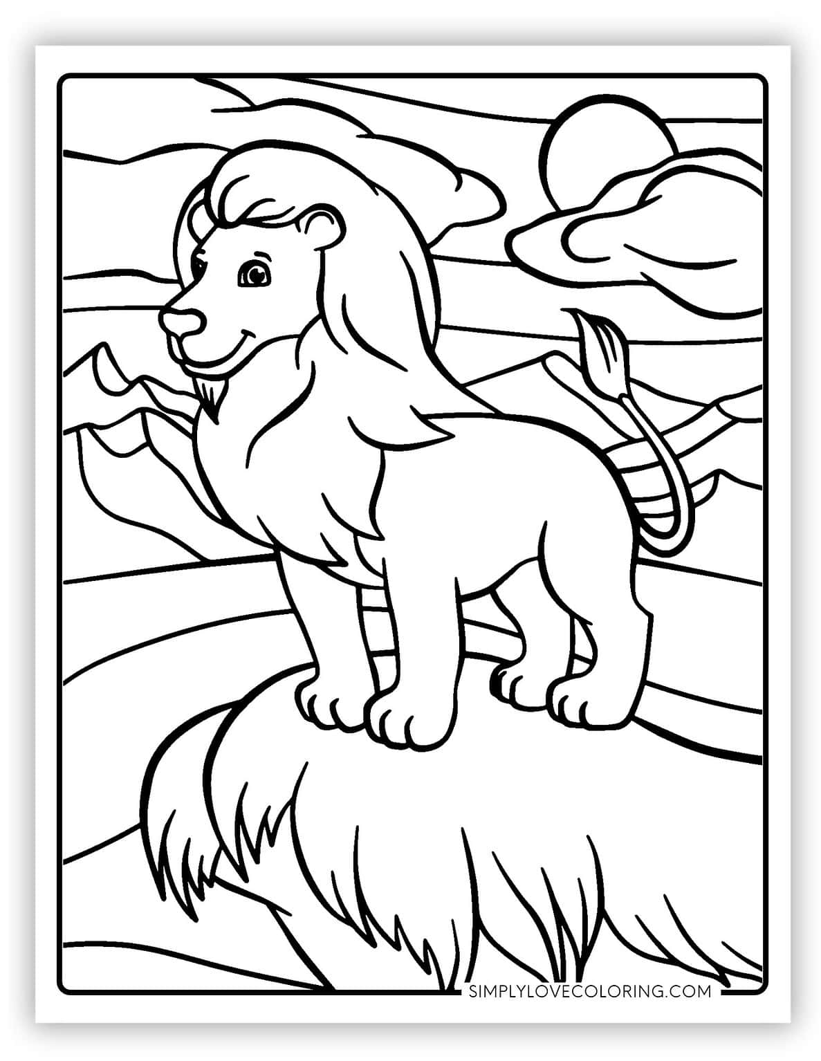 21 Lion Coloring Pages (Free PDF Printables) - Simply Love Coloring