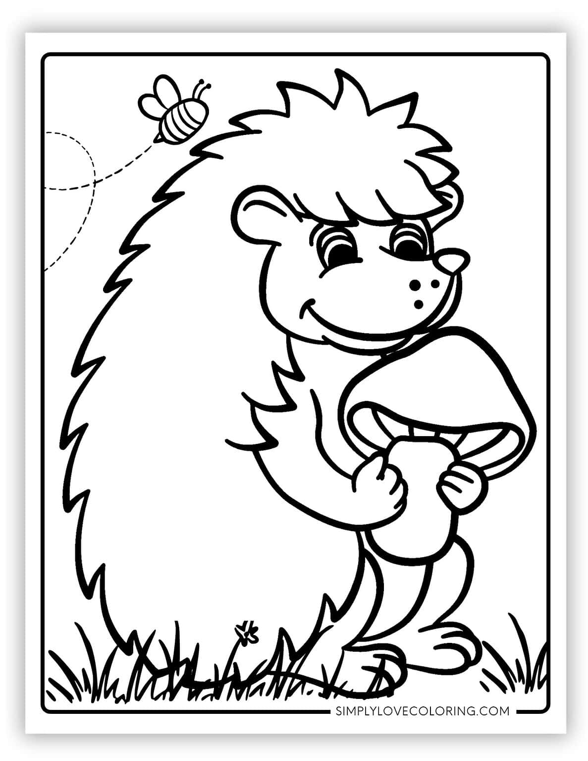 Hedgehog Coloring Pages (16 Free PDF Printables) - Simply Love Coloring