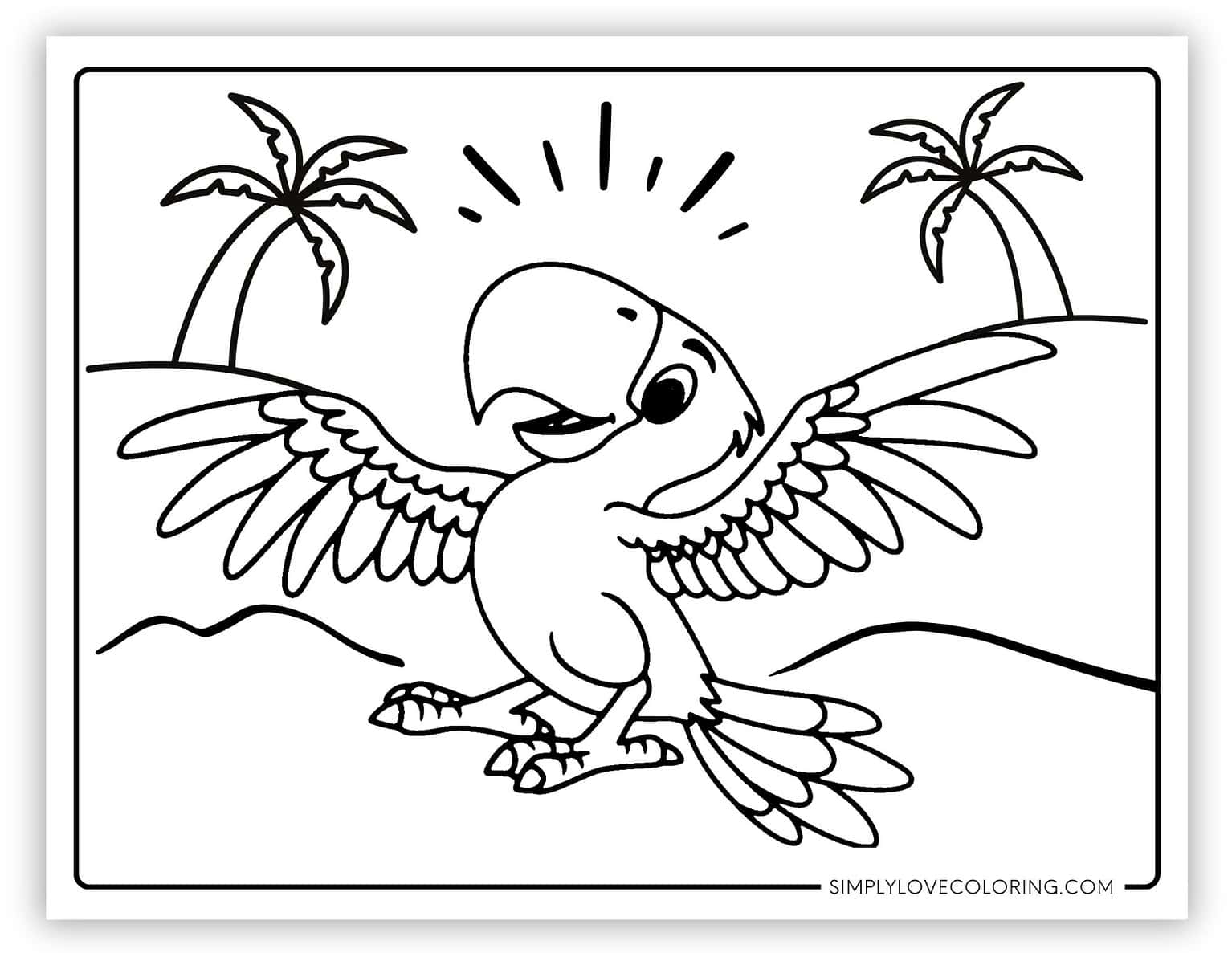 Toucan Coloring Pages (Free PDF Printables) - Simply Love Coloring