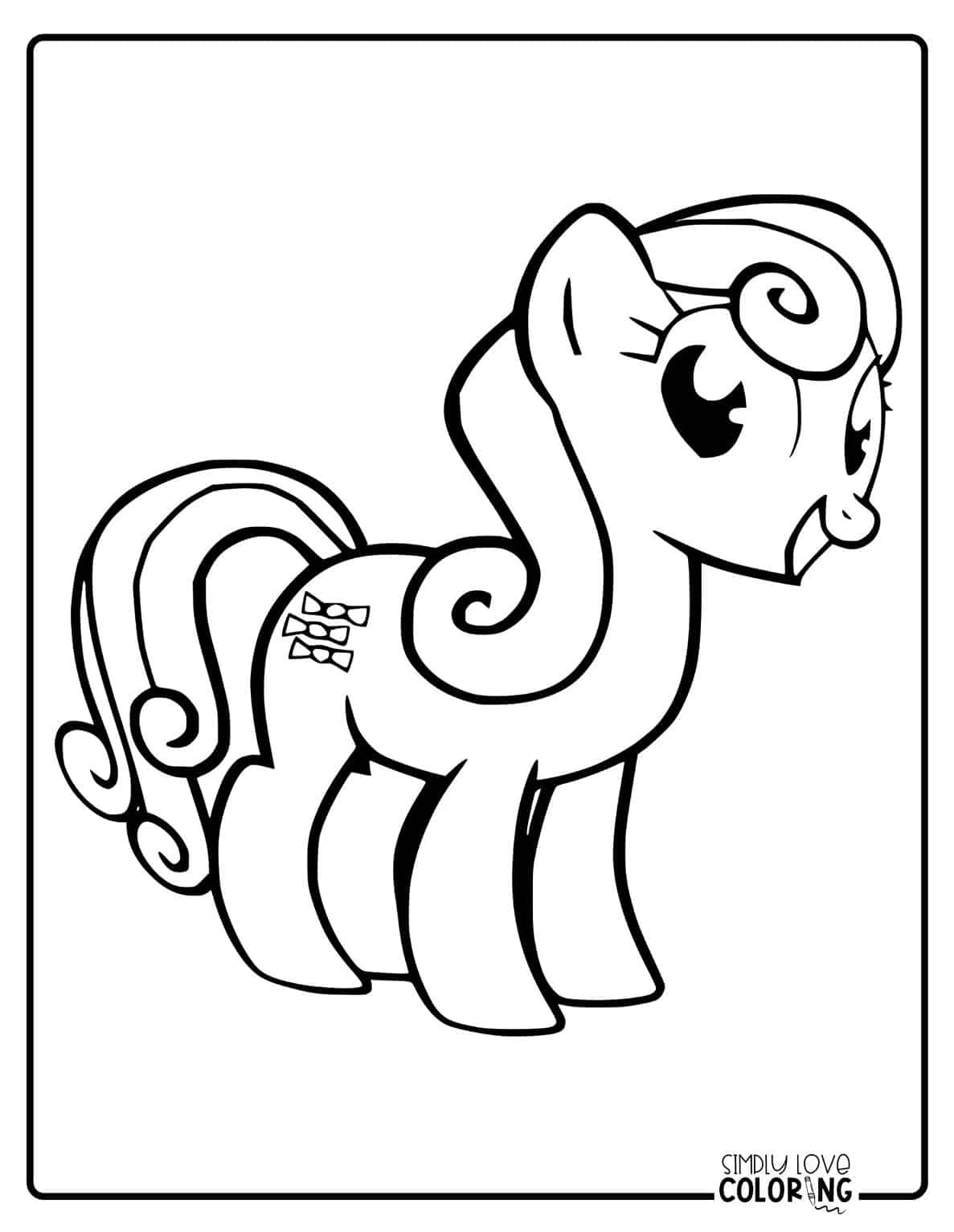 88 My Little Pony Coloring Pages (Free PDF Printables) - Simply Love ...