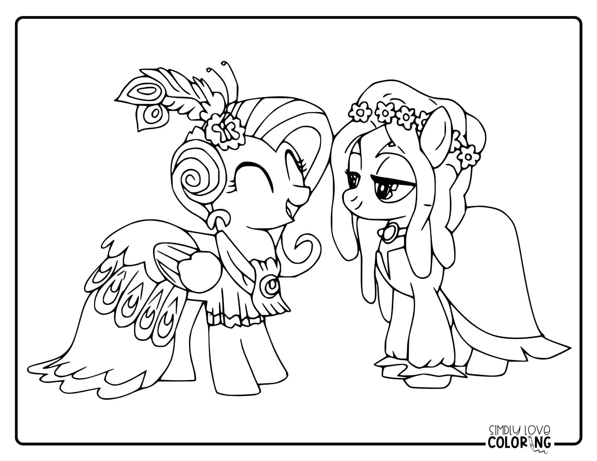 Free My Little Pony Coloring Pages - Simply Love Coloring
