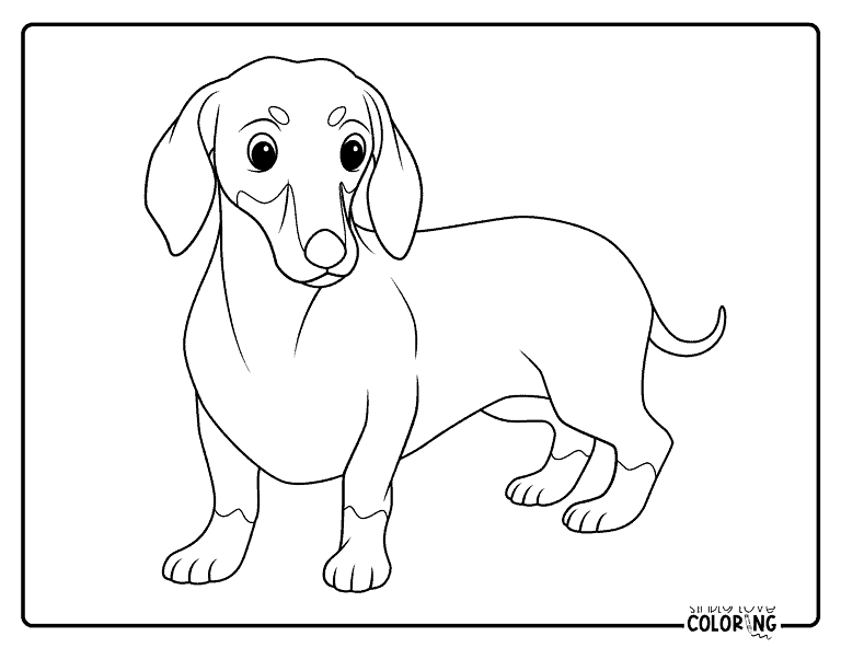 Dog Coloring Pages (Free PDF Printables) Simply Love Coloring