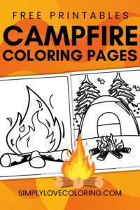 30 Campfire Coloring Pages (Free PDF Printables) - Simply Love Coloring