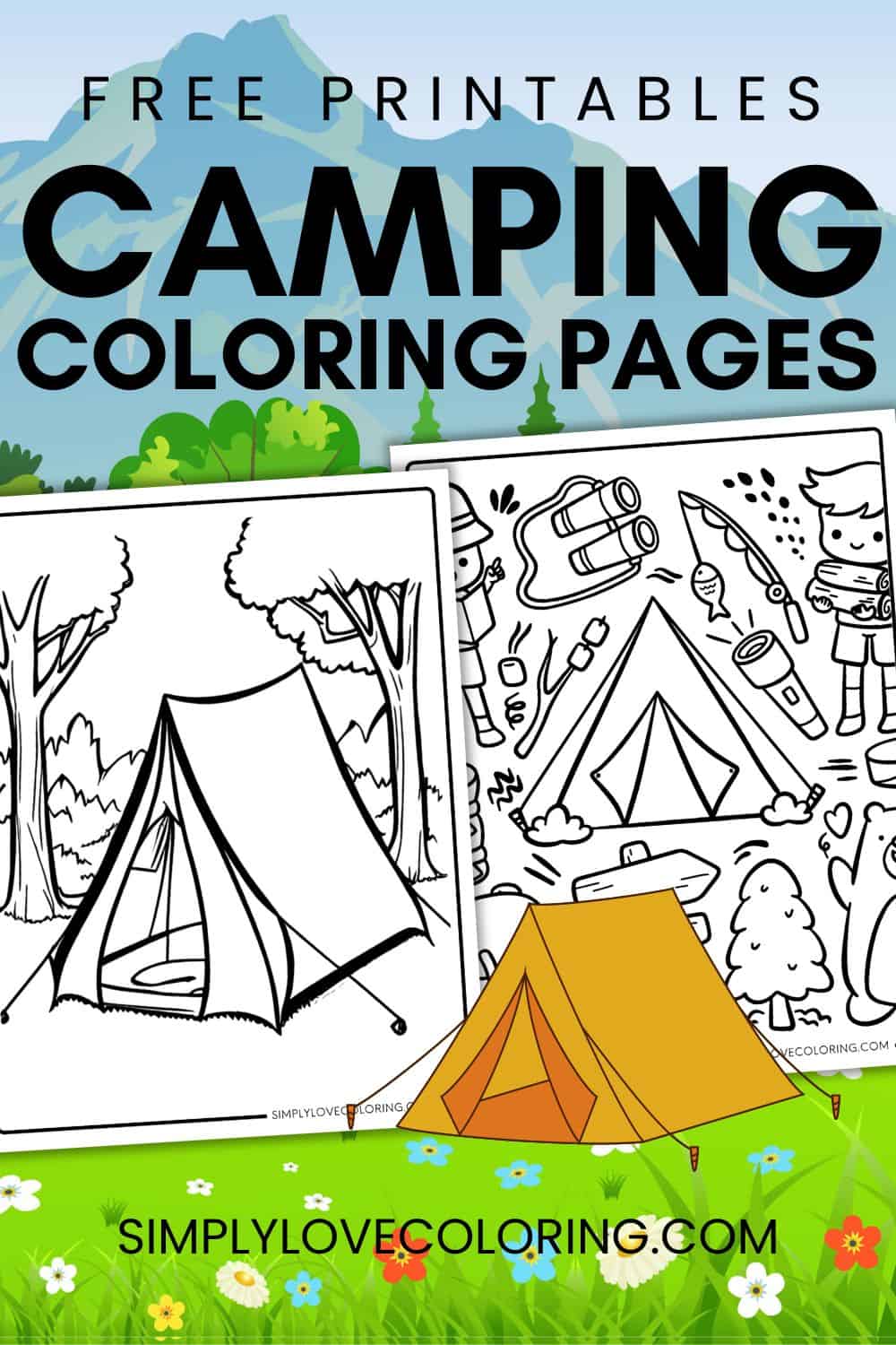 32 Camping Coloring Pages (Free PDF Printables) - Simply Love Coloring