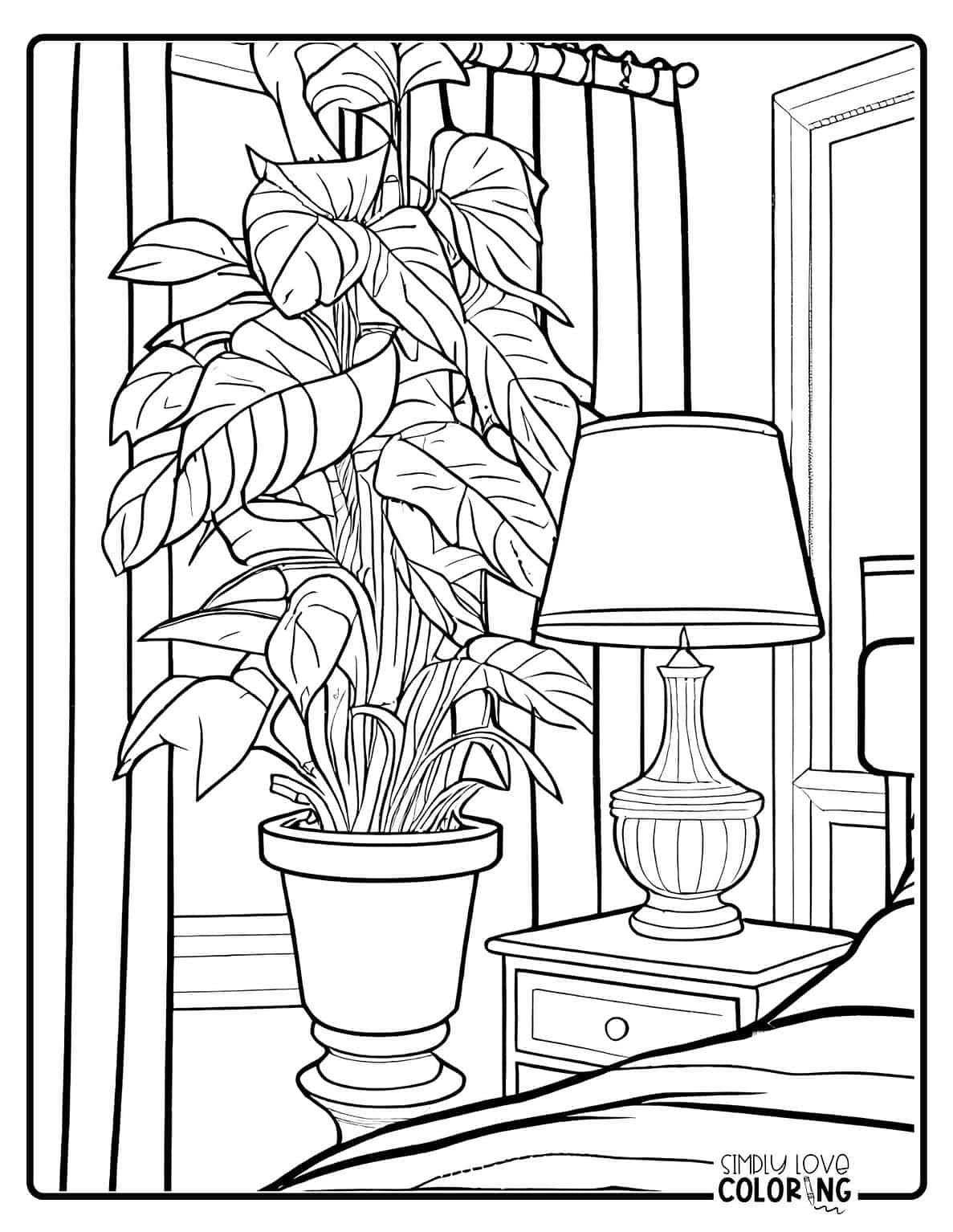 Plant Coloring Pages (Free PDF Printables) - Simply Love Coloring
