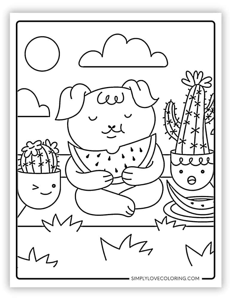 Pig Coloring Pages (Free PDF Printables) - Simply Love Coloring