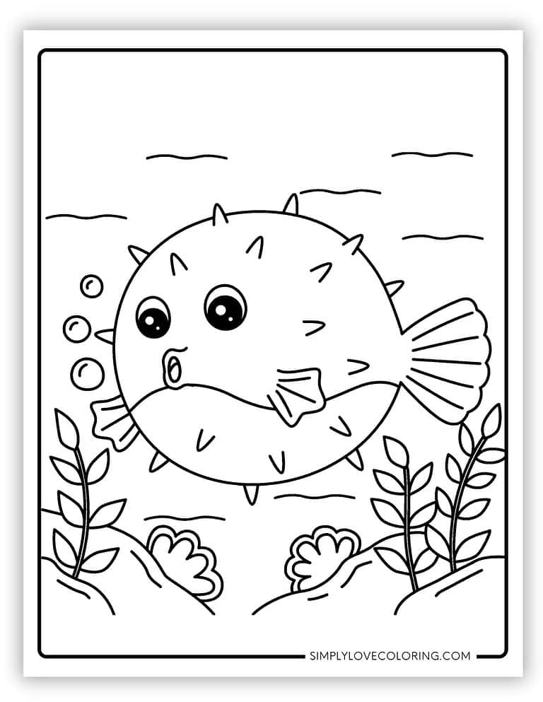34 Interesting Fish Coloring Pages (Free PDF Printables) - Simply Love ...