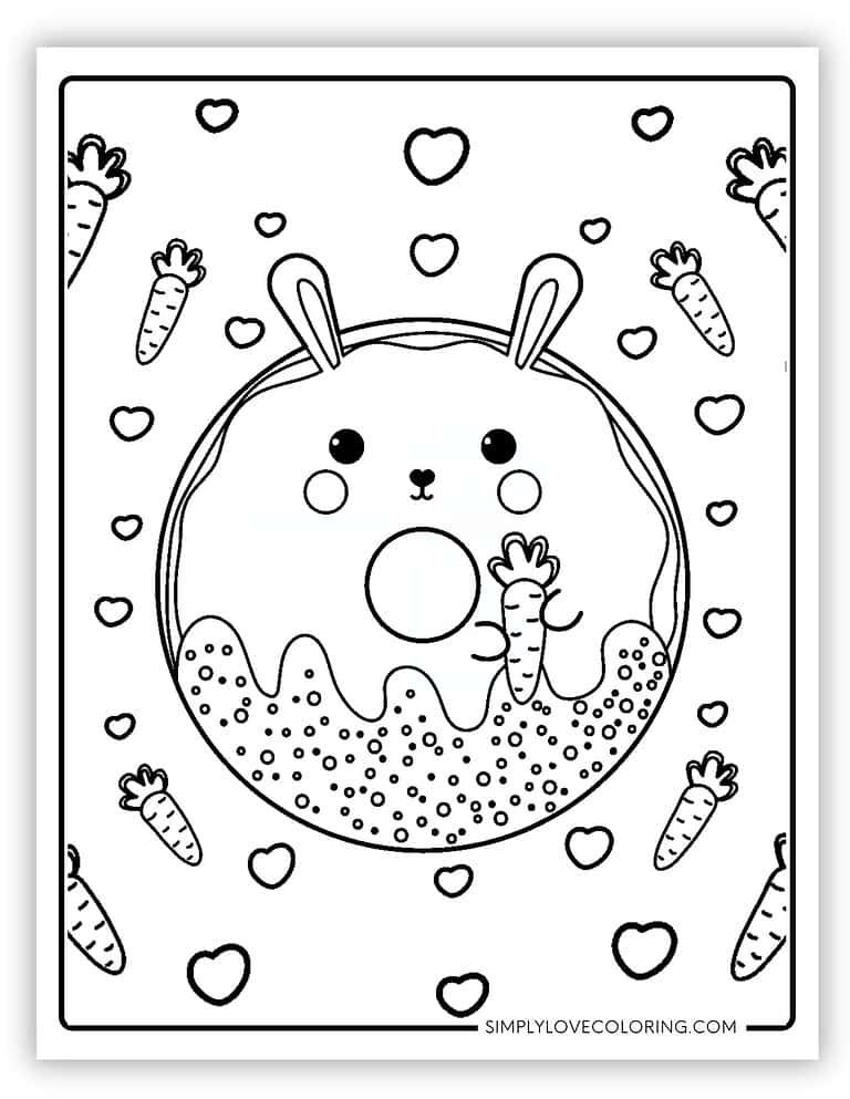 29 Donut Coloring Pages (Free PDF Printables) - Simply Love Coloring