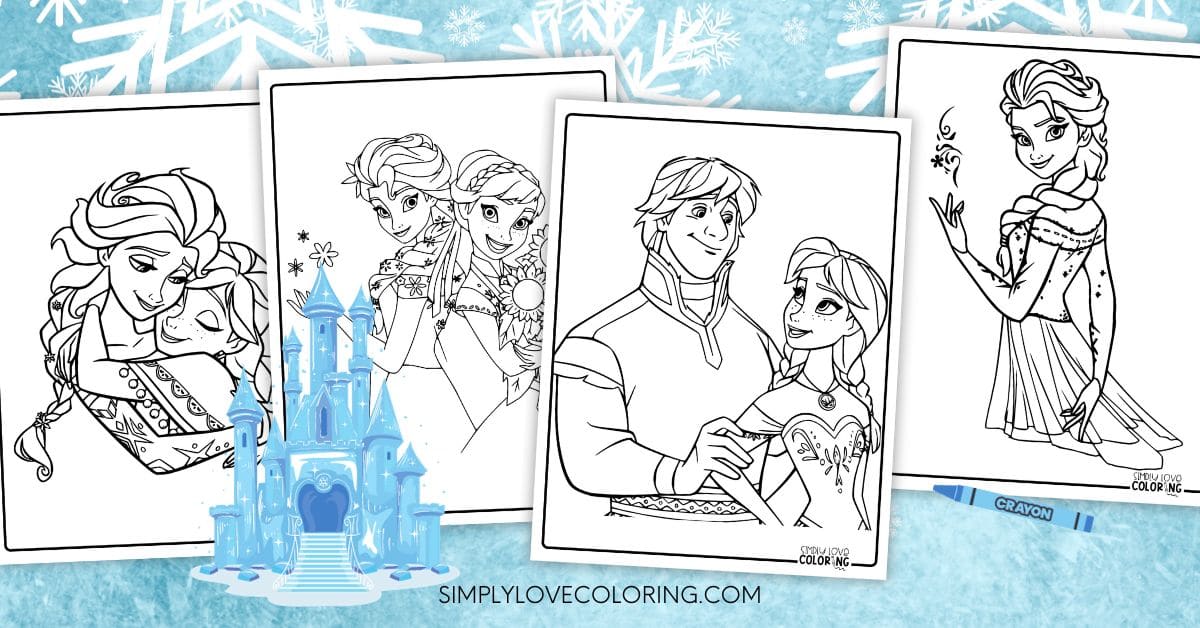 94 Frozen Coloring Pages - Simply Love Coloring