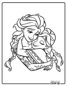 94 Frozen Coloring Pages - Simply Love Coloring