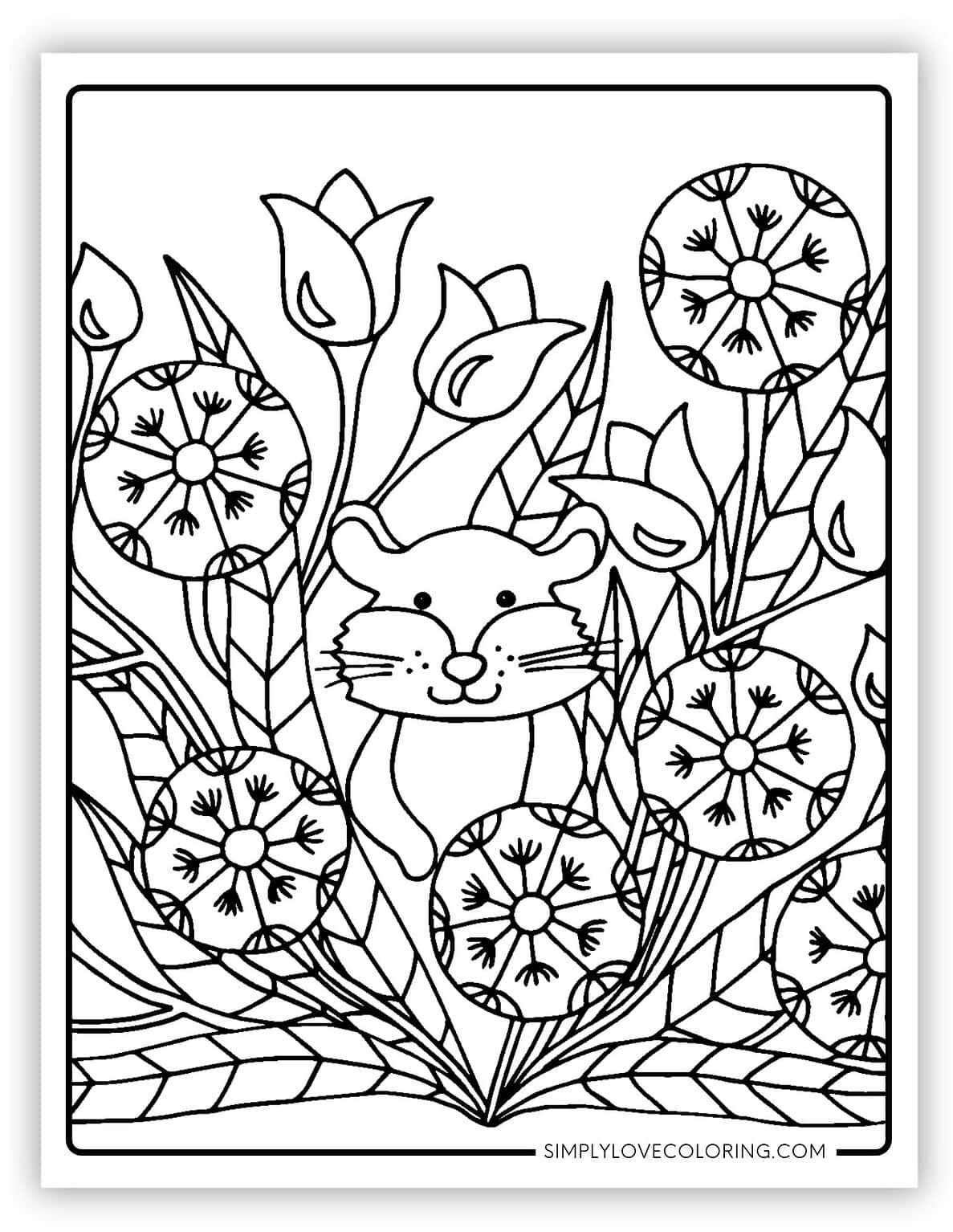 23 Cute Hamster Coloring Pages (Free PDF Printables) - Simply Love Coloring