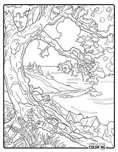 Majestic Nature Coloring Pages (Free PDF Printables) - Simply Love Coloring