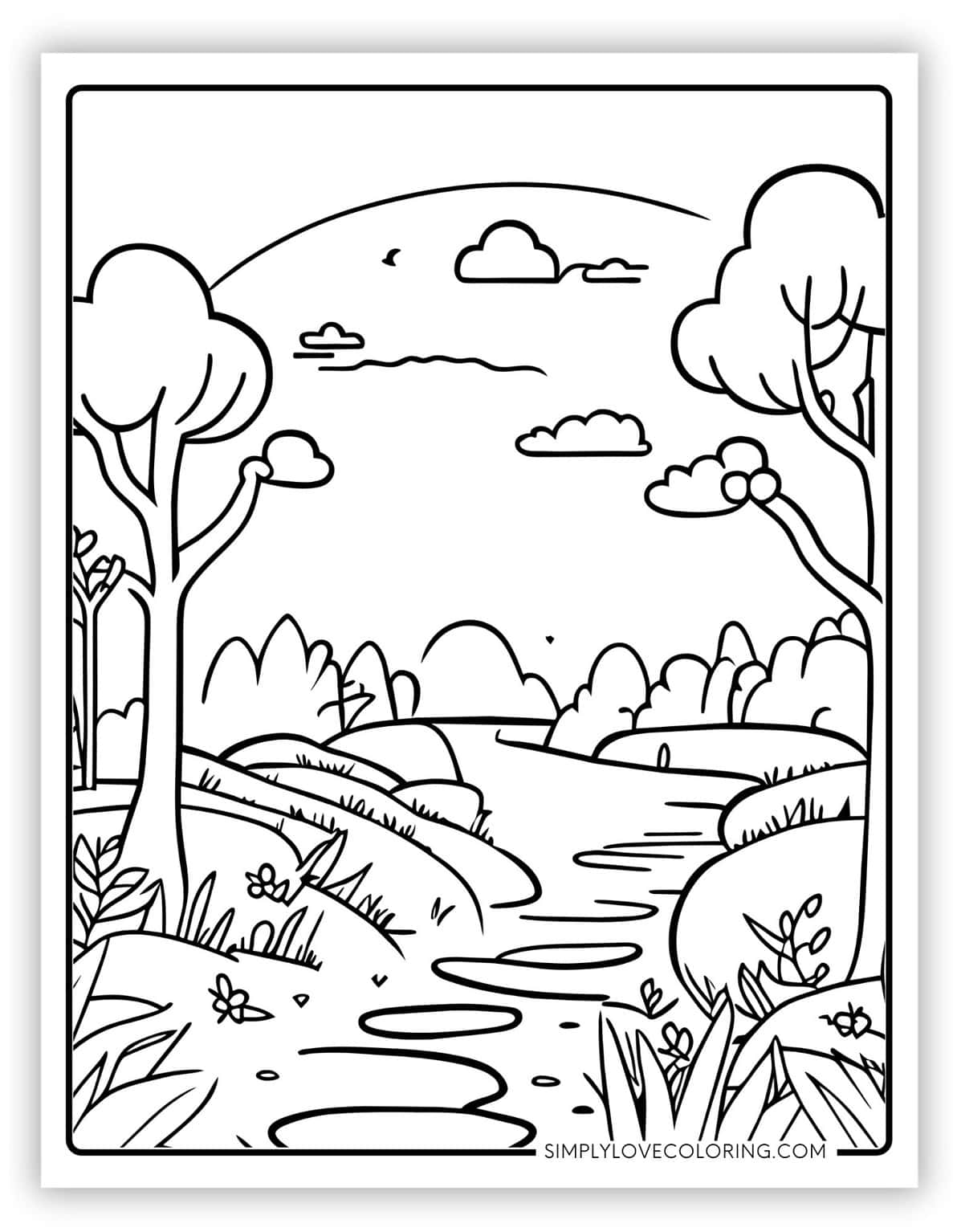 59 Majestic Nature Coloring Pages Free PDF Printables Simply Love 
