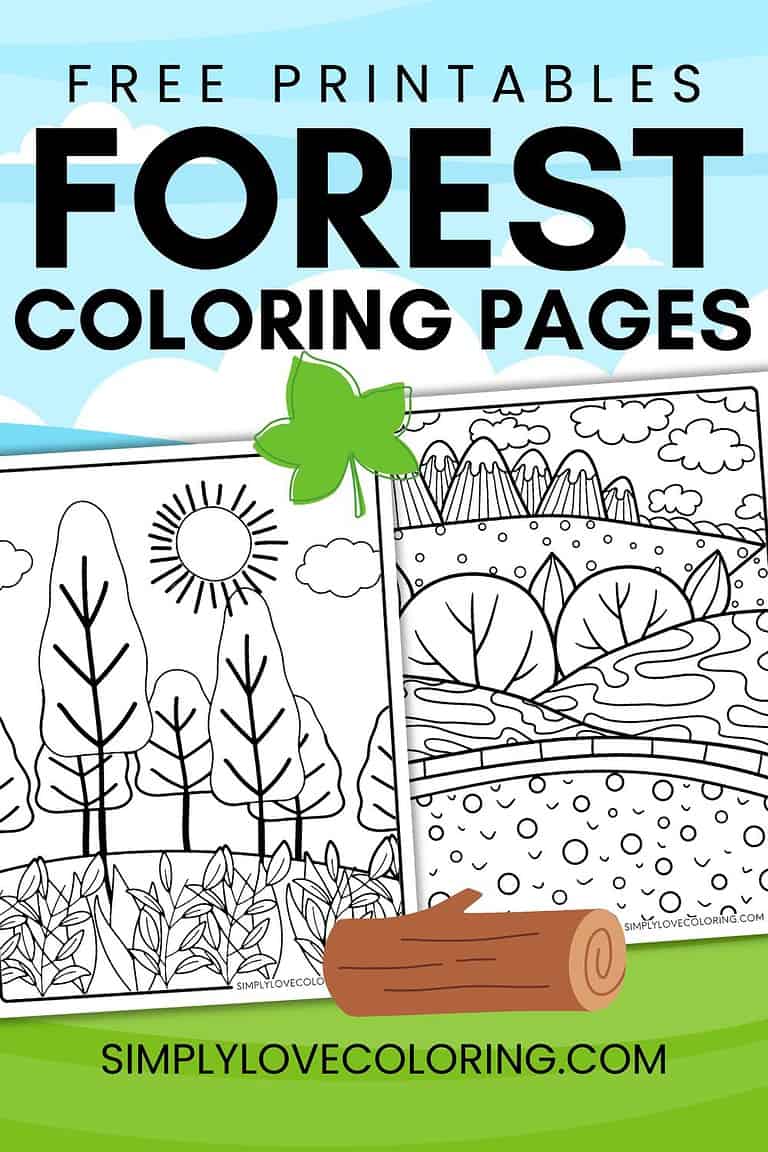 Nature's Embrace Coloring Page