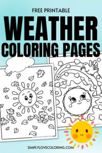 25 Weather Coloring Pages (Free PDF Printables) - Simply Love Coloring