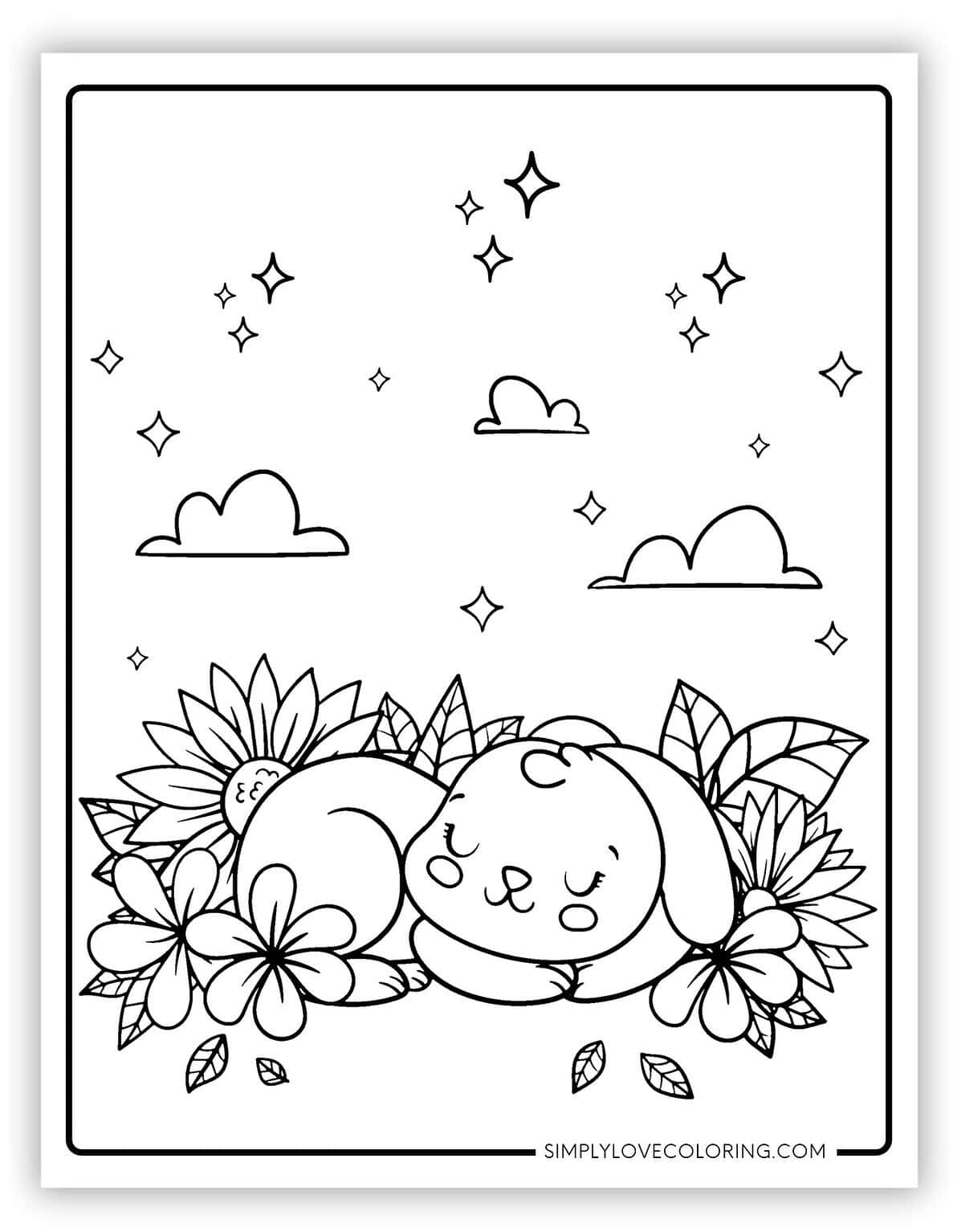 57 Cute Rabbit Coloring Pages (Free PDF Printables) - Simply Love Coloring