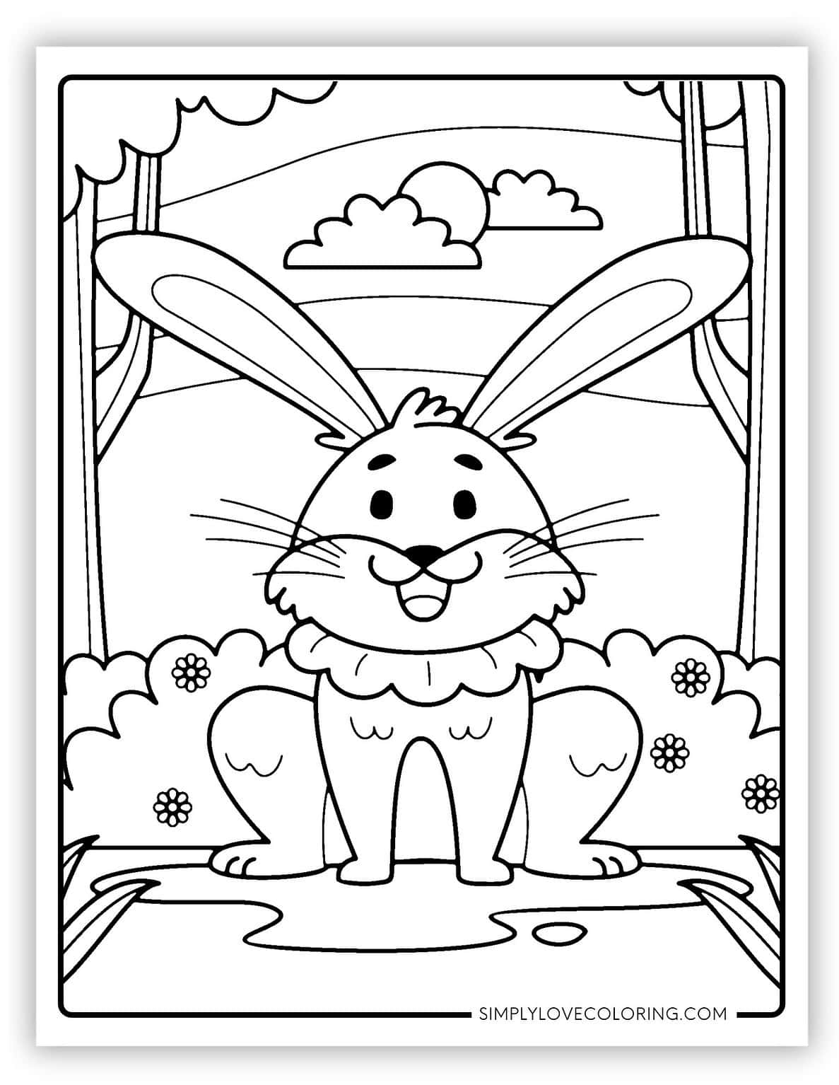 57 Cute Rabbit Coloring Pages (Free PDF Printables) - Simply Love Coloring